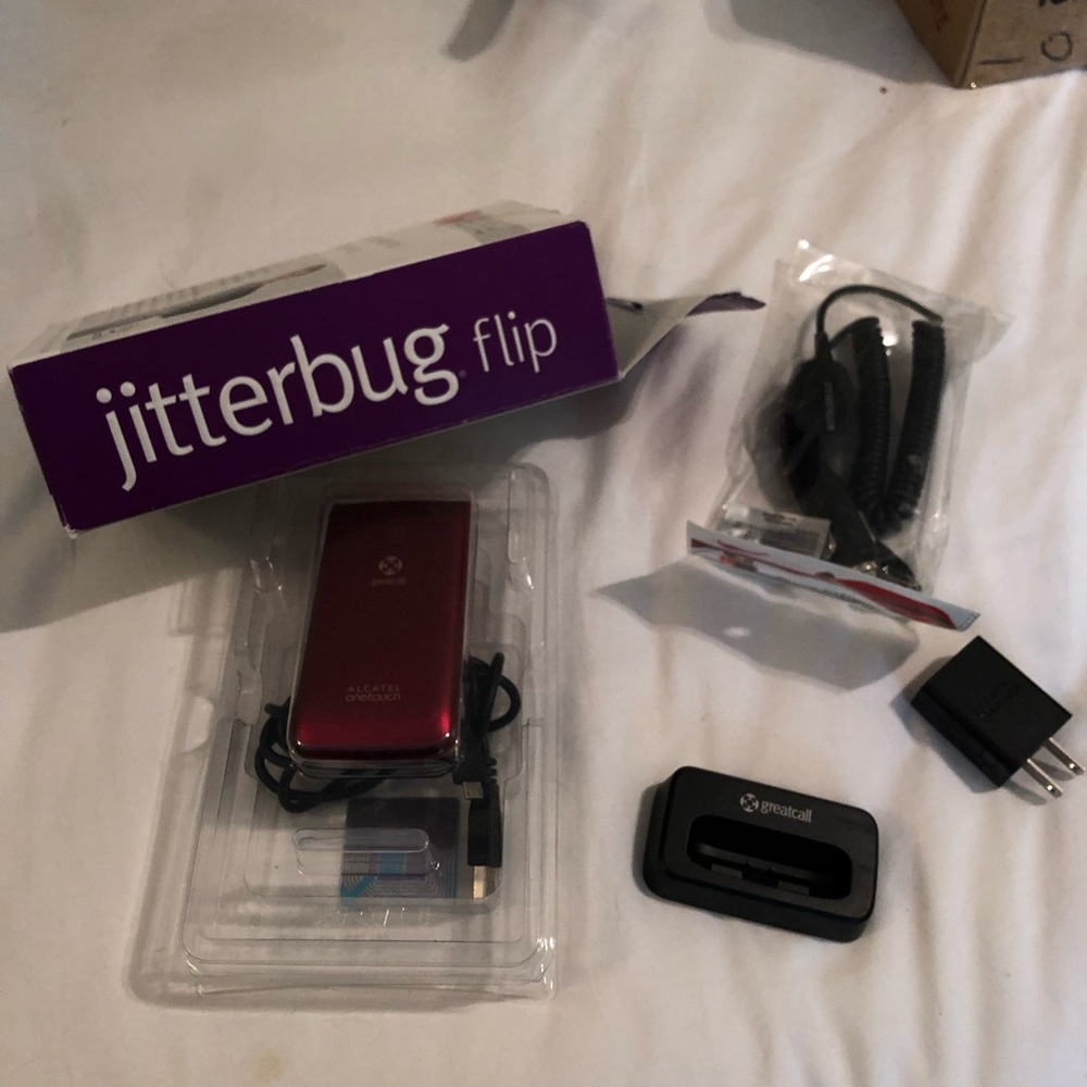 Jitterbug Flip Phone.  New.